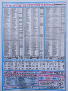 week 40 right on fixtures 2026 back page