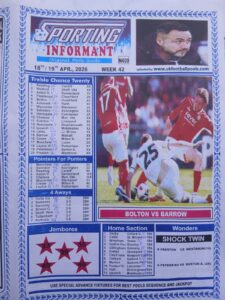 week 42 sporting informant 2026 page 1