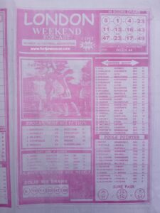 week 44 london weekend 2026 page 1