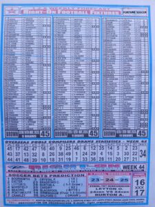 week 45 right on fixtures 2026 back page
