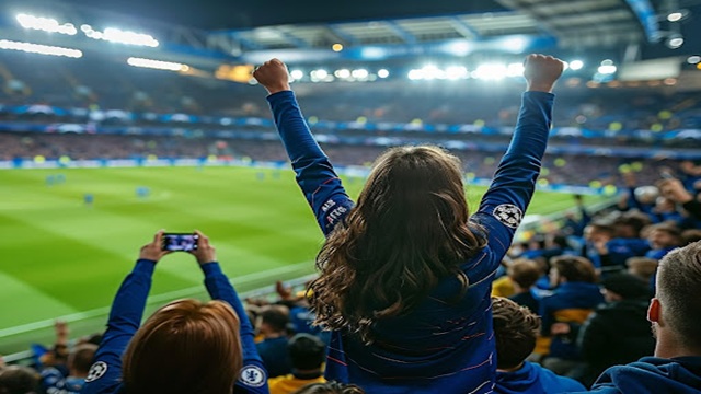 Chelsea Sack Fifth Head Coach Under BlueCo Football fans cheering their team