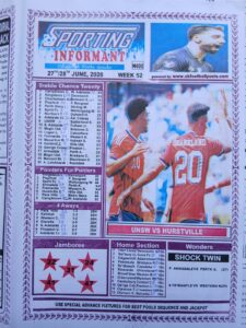 week 52 sporting informant 2026 page 1
