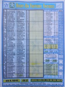 week 2 right on fixtures 2026 front page