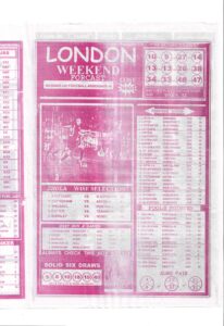 week 12 london weekend 2026 page 1