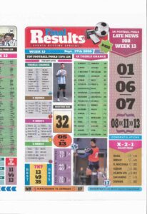 week 13 final results 2026 page 1