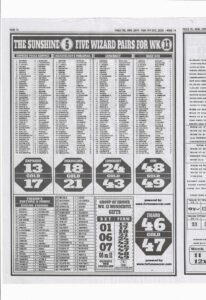 week 14 pools telegraph 2026 page 14